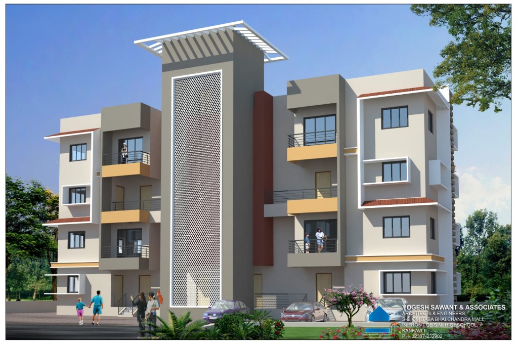 Architect's impression of Paradise Homes Wing C