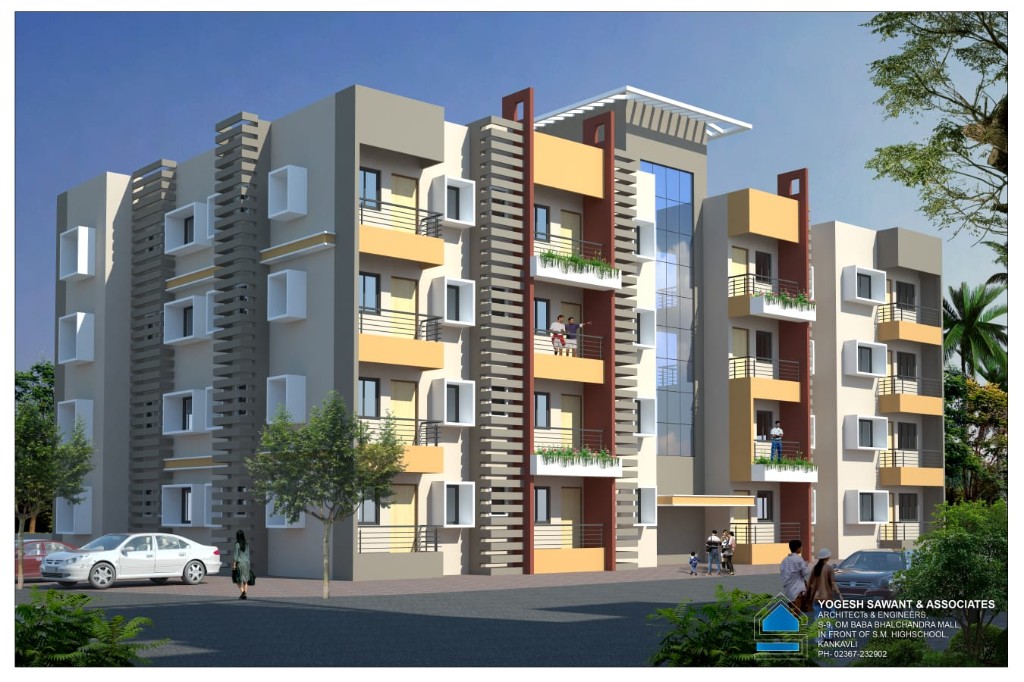 Architect's impression of Paradise Homes Wing D